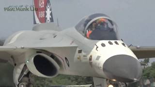 IDF 經國號戰機空軍官校營區飛行表演科目圖示 IDF Jet Fighter Air Show,Kaohsiung,Taiwan. 2017.8.12