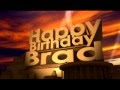 Happy Birthday Brad