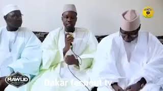 Le discour important de Ousmane Sonko chez le khalif général des Tidiane