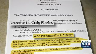 Zurik: Louisiana State Police execute search warrant on Lafourche Parish coroner