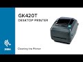 How to perform routine printer cleaning on your GK420T Printer | Zebra