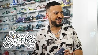 French Montana Goes Sneaker Shopping With Complex