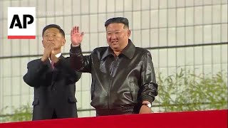 North Korean TV shows Kim Jong Un opening new apartment development project