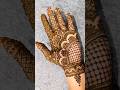 Easy bharwa mehndi design #shorts #mehndi #mehandi #mehndidesign #bharwamehndi #trendingshorts