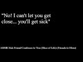 ASMR Sick Friend Confesses to You (Slice of Life) (Friends to More)