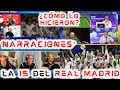 💥¡#REALMADRID CAMPEÓN!💥 Las NARRACIONES de los 2 GOLES de la 15 en #CHAMPIONS 🔥