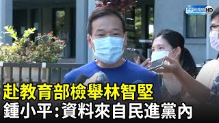 赴教育部檢舉林智堅　鍾小平曝：資料可能來自民進黨內 @ChinaTimes​