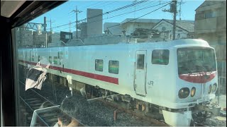 並走バトル！【東北貨物線〜東北回送線検測】上野東京ラインでE491系\