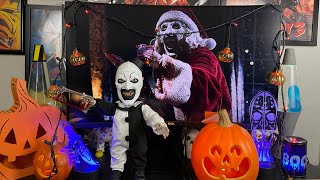 TERRIFIER! “ART THE CLOWN” MEZCO TOYZ 15” Mega Scale FIGURE with SOUND UnBOXING!