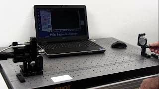 Measuring a radius of curvature with the Point Source Microscope (PSM)