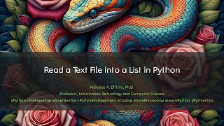 Read a Text File into a List in Python - 030123C02