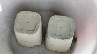 ASMR: soft dusty snappy fresh pure cement dry crumbling/tutorial result vid/oddlysatisfying