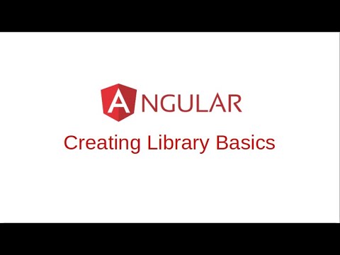 Angular: Creating Library Basics - YouTube