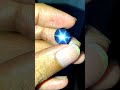 6.45ct natural cabochon 6 ray midnight blue star sapphire thailand