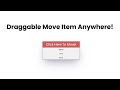How to Create a Draggable Move Item with JavaScript | JavaScript Draggable Move Item @raselcoder
