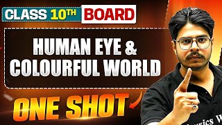 HUMAN EYE AND COLOURFUL WORLD in 1 Shot: FULL CHAPTER (Theory+PYQs) | Class 10