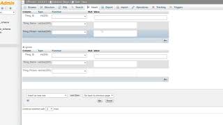 Inserting Values into Tables through phpMyAdmin