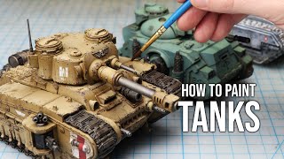 The Ultimate Guide to Painting Warhammer Tanks