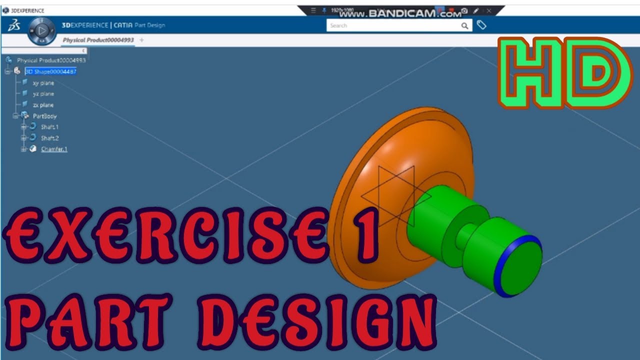 3dexperience Catia V6 Part Design And Drafting..... - YouTube