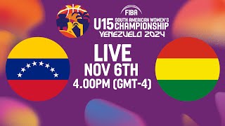 Venezuela v Bolivia | Full Basketball Game | South American U15 Women's Championship 2024