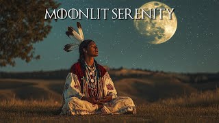 Moonlit Serenity - Beautiful Relaxing Native American Flute Music for Relaxation, Sleeping