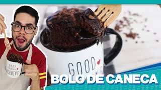 BOLO DE CANECA NO MICROONDAS PRONTO EM 3 MINUTOS | SUPER FÁCIL E RÁPIDO