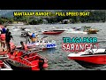 Indah Banget !!!...Telaga Sarangan Penuh Speed Boat