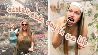 zero waste FAILS during a day in my life | plastic free teeth whitening & clothing rental