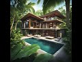 sophisticated and modern tropical house with maximum expansion design