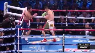 PACQUIAO VS RIOS in HD (fight highlights and what made pacquiao very angry)