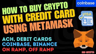 How to Buy Cryptocurrency with your Metamask Wallet using Credit Card or ACH transfers.