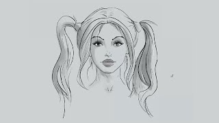 How to draw a beautiful structure for the face a template | (Clear Explanation)