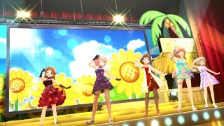 [デレステ]SUN❤️FLOWER 3D rich MV(限定未央、心、きらり、早苗、美嘉SSR MV站位）