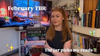 TBR Jar Prompts Pick my February Reads📚🥰