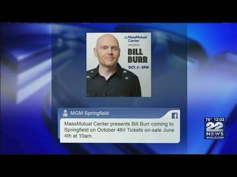 Comedian Bill Burr to perform at MassMutual Center in October Comedian Bill Burr to perform at MassMutual Center in October