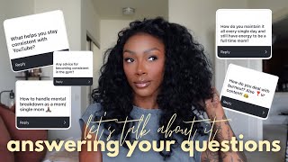 Answering your questions! Motherhood + becoming an influencer + entrepreneurship + more!