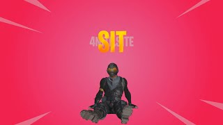 Fortnite Sit Emote - New Leaked Dances Patch 12.50