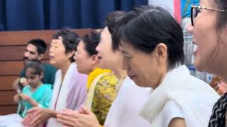 Electrifying Kirtan by Chinese devotees in Singapore