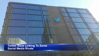 Twitter bans links to other social media, suspends accounts directing users to alternative platforms