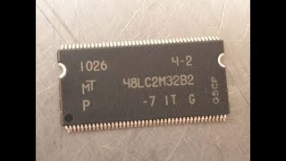 【판매중】 IC 86Pin SYNCHRONOUS DRAM 84Mb X32 SDRAM MT48LC2M32B2-7 ITG MiCRON 48LC2M32B2-7