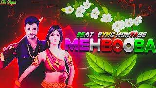 Mehbooba - KGF Chapter 2 Free Fire  Beat sync Montage | Mehbooba Free Fire  | Best Edited Montage 🔥