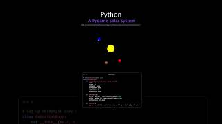 Orbit the Sun: A Pygame Solar System | Python | Pygame