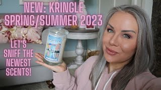 NEW Spring 2023 Kringle Candle Tumbler First Impressions! Salt Water Taffy, Sea Breeze \u0026 more!