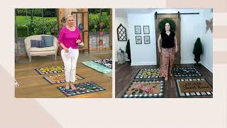 Nourison Layered 2-Piece Coir and Woven Doormats Mat on QVC