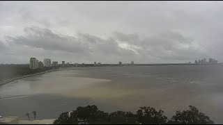Time-lapse video: Hurricane Ian pulls water from Tampa Bay waterways