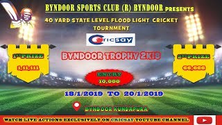 Byndoor Trophy || DAY 2 || Jhonson  Kundapura Vs Friends Bannadi ||