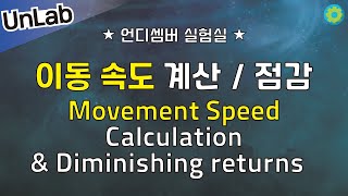 [언디셈버 실험실 UNLAB] 이동 속도 계산/점감 Movement Speed Calculation \u0026 Diminishing returns