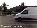 ignorant little man throwing rubbish from car