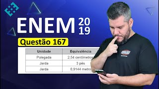 ✅ QUESTÃO 167 ENEM 2019 (Caderno Amarelo) 👉🏻 O Sistema Métrico Decimal é o mais utilizado