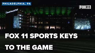 FOX 11 Sports Team previews the keys to victory in the Packers-Eagles Wild Card game